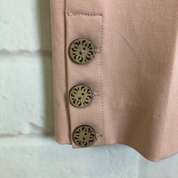 Soft Surroundings Pink Pants Petite Size PXS Button Hem Pull On Waist Stretch - Picture 3 of 7